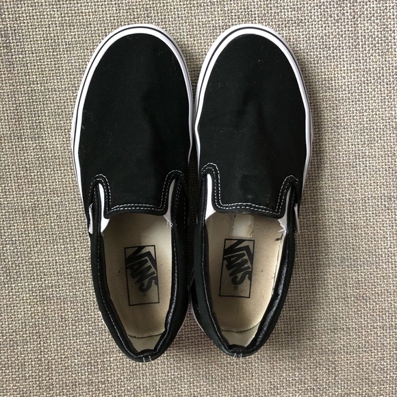 black vans size 7